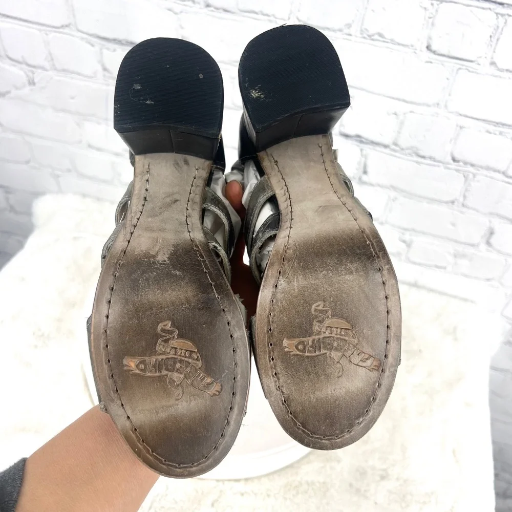 🚫SOLD! NIB/NWT |•FREEBIRD🦅BY STEVEN•| 'RAVEN' Gladiator Bootie/Sandals Size 7 - Picture 11 of 16